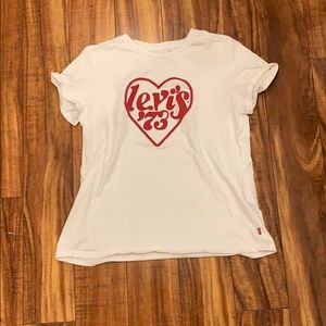 Vintage Levi’s White Heart T-shirt